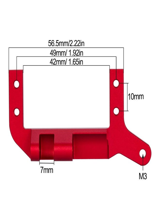 YSKMLOLP TRX4 Servo on Axle Mount, Aluminum TRX4 SOA Mount 4-Link Suspension for 1/10 RC Crawler Car, CNC Aluminum Servo Mount for Traxxas TRX4 (Black) - Image 2